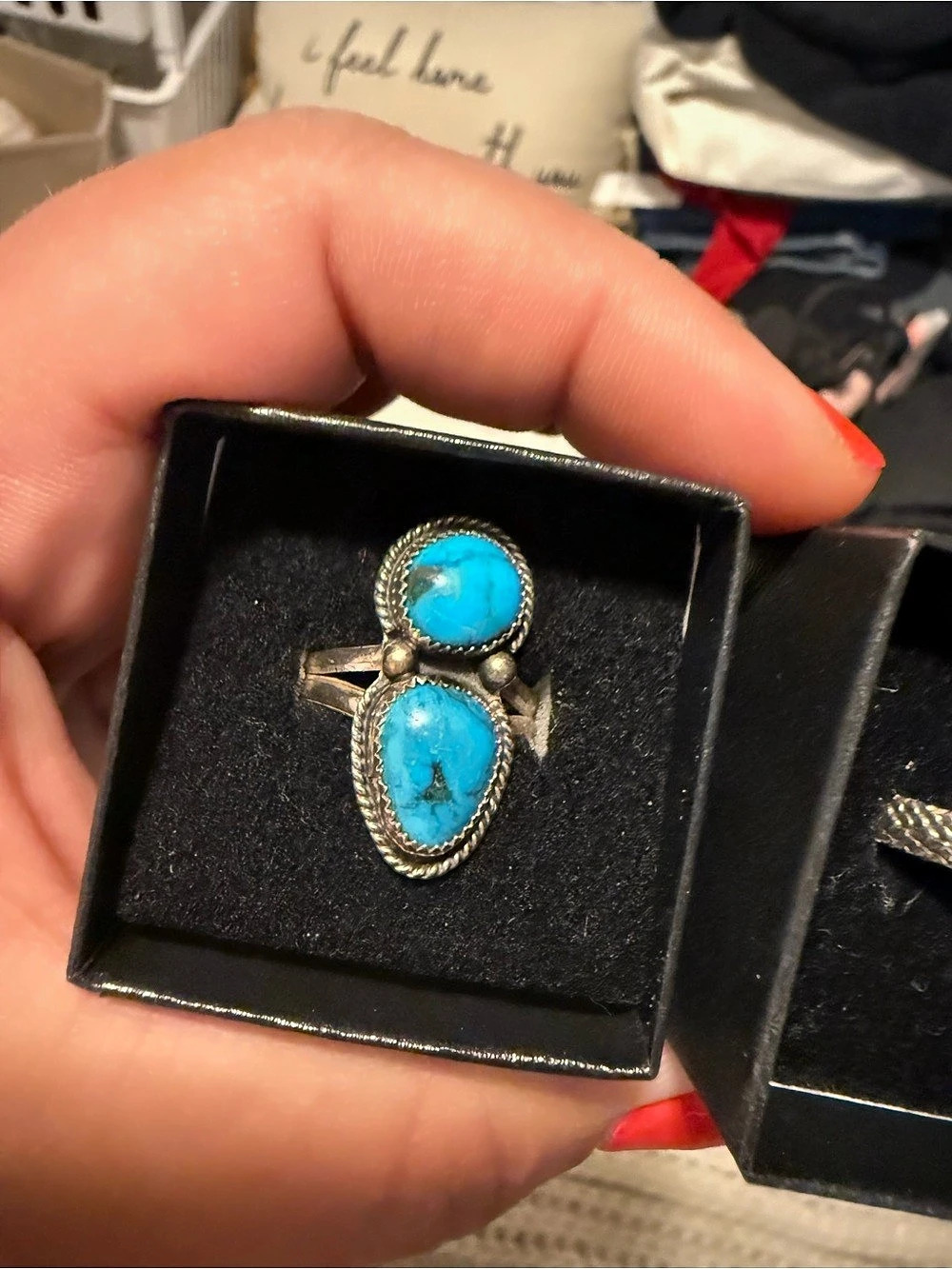 Turquoise Rad Jem Rings - Picture 2 of 3